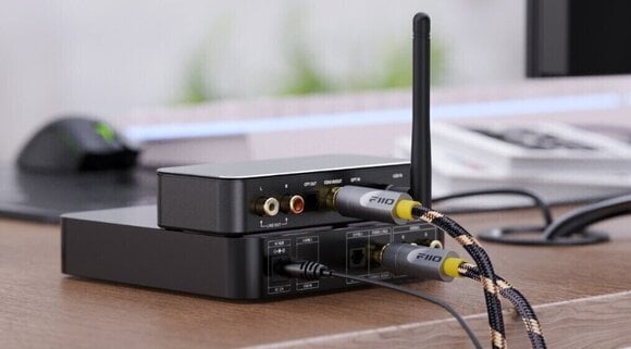 Cablu Hi-Fi coaxial FiiO LR-RCA5S 20 cm Negru Cablu Hi-Fi coaxial - 5