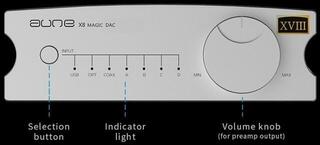 Interface Hi-Fi DAC et ADC Aune X8 XVIII Bluetooth Black Interface Hi-Fi DAC et ADC - 2