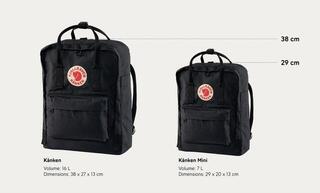 Lifestyle ruksak / Taška Fjällräven Kånken Mini Ruksak Sky Blue/Light Oak 7 L - 3