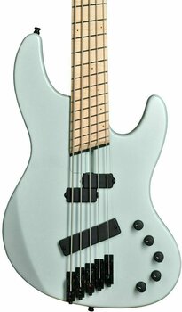 5-saitiger E-Bass, 5-Saiter E-Bass Blasius Oldstone Multi-Scale 5 String Silver - 8