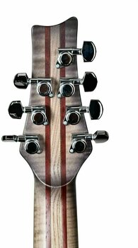 7-string Electric Guitar Blasius Nori 7 String Neck-Through Transparent Black - 2