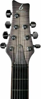 7-string Electric Guitar Blasius Nori 7 String Neck-Through Transparent Black - 4