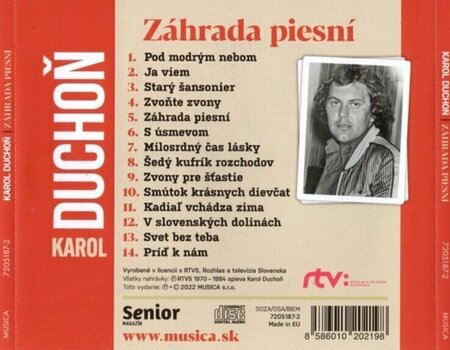 CD диск Karol Duchoň - Záhrada piesní (CD) - 3