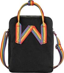 Lifestyle plecak / Torba Fjällräven Kånken Rainbow Sling Torba na ramię Black/Rainbow Pattern 2,5 L - 2