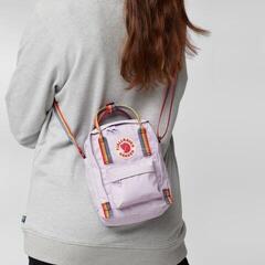 Lifestyle plecak / Torba Fjällräven Kånken Rainbow Sling Torba na ramię Pastel Lavender/Rainbow 2,5 L - 3