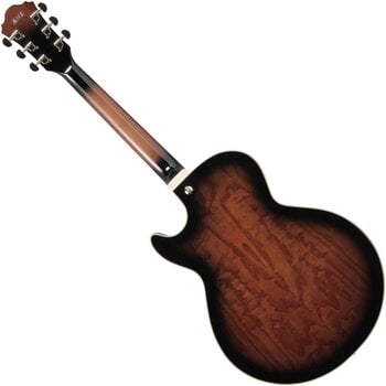 Semi-akoestische gitaar Ibanez AG95QA-DBS Dark Brown Sunburst Semi-akoestische gitaar - 2