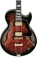 Semi-Acoustic Guitar Ibanez AG95QA-DBS Dark Brown Sunburst Semi-Acoustic Guitar - 3