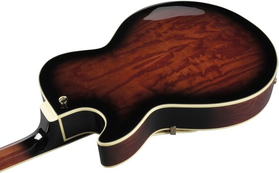 Semi-akoestische gitaar Ibanez AG95QA-DBS Dark Brown Sunburst Semi-akoestische gitaar - 7