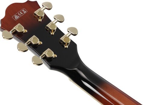 Semi-akoestische gitaar Ibanez AG95QA-DBS Dark Brown Sunburst Semi-akoestische gitaar - 9