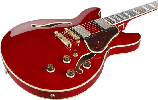 Semi-Acoustic Guitar Ibanez AS93FM-TCD Transparent Cherry Red Semi-Acoustic Guitar - 5