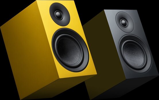 HiFi-Regallautsprecher
 Pro-Ject Speaker Box 5 E Carbon HiFi-Regallautsprecher Satin Gold Yellow 2 stk - 9