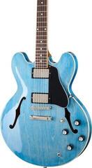 Semiakustická kytara Gibson ES-335 Ocean Blue Semiakustická kytara - 2