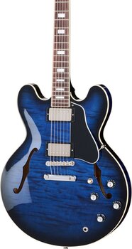 Semi-Acoustic Guitar Gibson ES-335 Figured Deep Ocean Burst Semi-Acoustic Guitar - 3