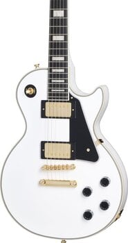 E-Gitarre Epiphone Les Paul Custom Alpine White E-Gitarre - 4
