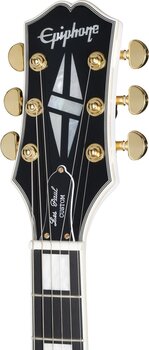 E-Gitarre Epiphone Les Paul Custom Alpine White E-Gitarre - 6