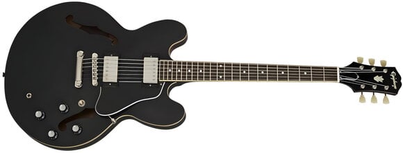 Halbresonanz-Gitarre Epiphone ES-335 Ebony Halbresonanz-Gitarre - 2
