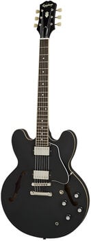 Halbresonanz-Gitarre Epiphone ES-335 Ebony Halbresonanz-Gitarre - 3