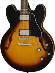 Félakusztikus - jazz-gitár Epiphone ES-335 Vintage Sunburst/Jobbkezes - 3
