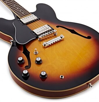 Guitarra Semi-Acústica Epiphone ES-335 LH SET Vintage Sunburst Guitarra Semi-Acústica - 6