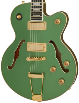 Semiakustická gitara Epiphone Uptown Kat ES Emerald Green Metallic Semiakustická gitara - 4
