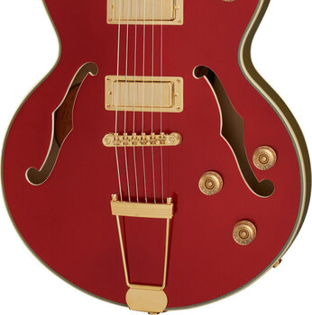 Semi-Acoustic Guitar Epiphone Uptown Kat ES Ruby Red Metallic Semi-Acoustic Guitar - 4