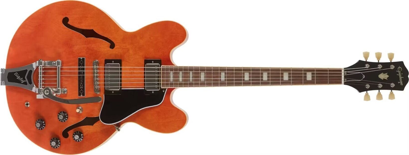 ギター Epiphone ES-335 Bigsby Watermelon Red Epiphone ES-335 Bigsby Watermelon Red Gitara semi-akustyczna