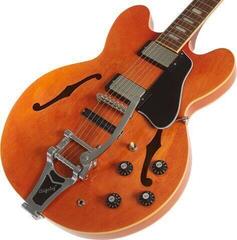 Jazz kitara (polakustična) Epiphone ES-335 Bigsby Watermelon Red Jazz kitara (polakustična) - 3