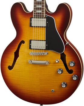 Halbresonanz-Gitarre Epiphone ES-335 Figured Raspberry Tea Burst Halbresonanz-Gitarre - 4