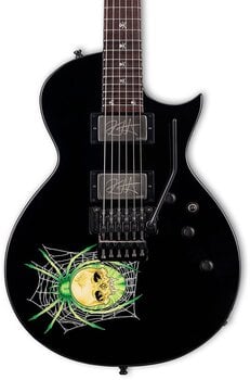 Elektrická kytara ESP KH-3 Spider Kirk Hammett Black Spider Graphic Elektrická kytara - 5