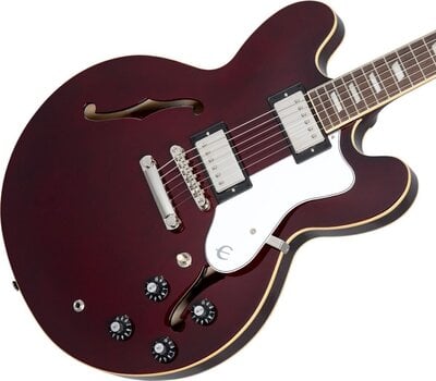Halbresonanz-Gitarre Epiphone Noel Gallagher Riviera Dark Wine Red Halbresonanz-Gitarre - 4