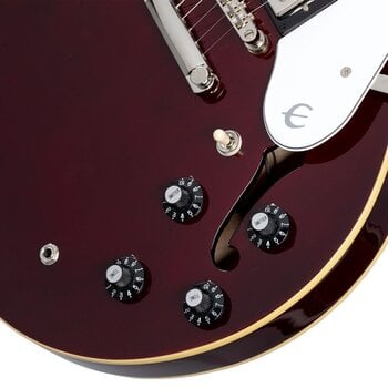 Halbresonanz-Gitarre Epiphone Noel Gallagher Riviera Dark Wine Red Halbresonanz-Gitarre - 5