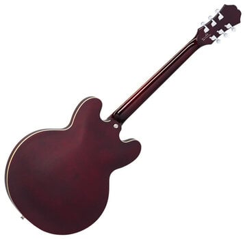 Halvakustisk gitarr Epiphone Noel Gallagher Riviera (Left-Handed) Dark Wine Red Halvakustisk gitarr - 2