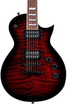 Elektrische gitaar ESP LTD EC-256 QM See Thru Black Cherry Sunburst Elektrische gitaar - 3