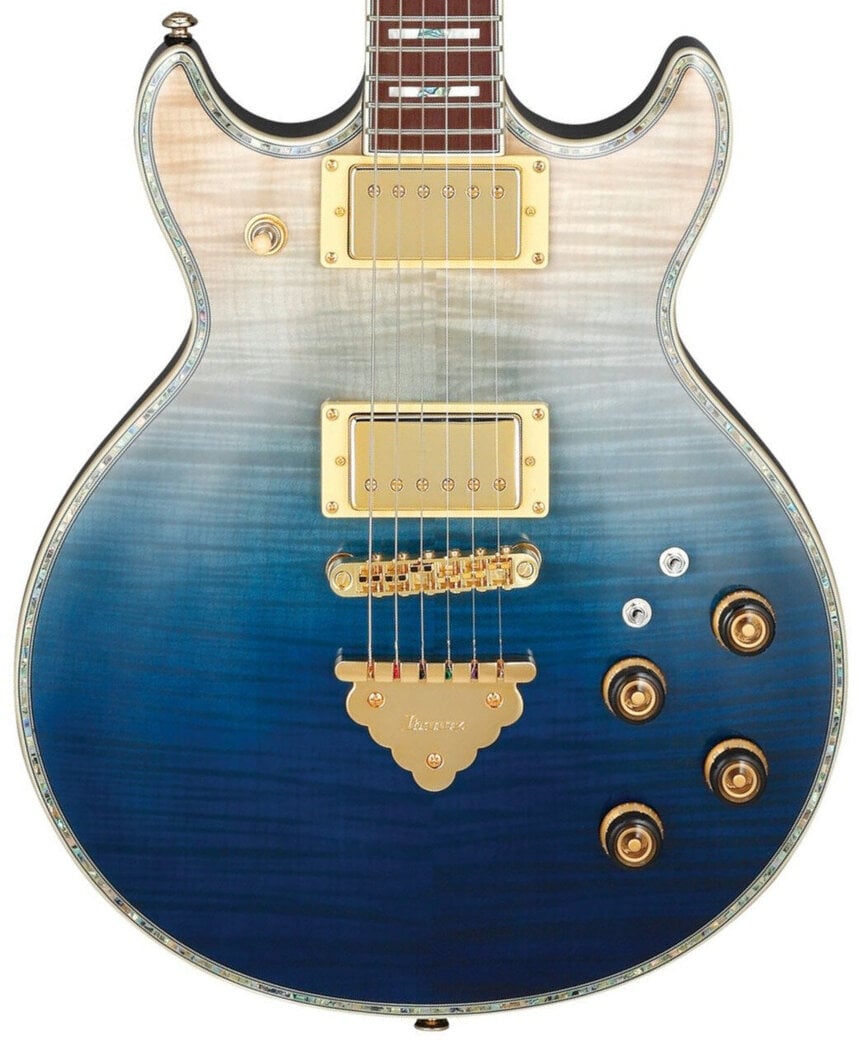 ベース Ibanez GRS420-TRS Ibanez AR420-TBG Transparent Blue Gradation Electric guitar - Muziker