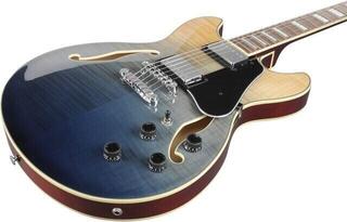 Halbresonanz-Gitarre Ibanez AS73FM-TIF Transparent Indigo Fade Halbresonanz-Gitarre - 5