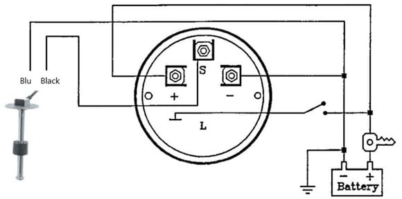 Sensor Osculati Vertical level sensor 10/180 Ohm 30 cm Sensor - 7