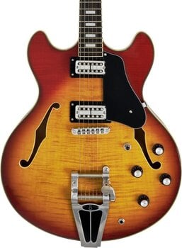 Semi-Acoustic Guitar Sire Larry Carlton H7T Cherry Sunburst Semi-Acoustic Guitar - 4