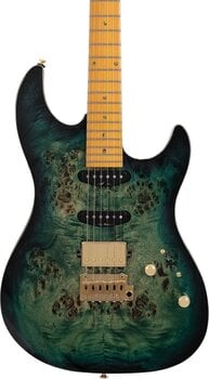 Elektrische gitaar Sire Larry Carlton S10 HSS Transparent Green Elektrische gitaar - 4