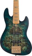 5-string Bassguitar Sire Marcus Miller V10-5 Transparent Green Satin 5-string Bassguitar - 3