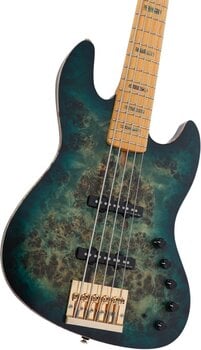 5-strunová basgitara Sire Marcus Miller V10-5 Transparent Green Satin 5-strunová basgitara - 5