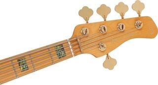 5-string Bassguitar Sire Marcus Miller V10-5 Transparent Black Satin 5-string Bassguitar - 6