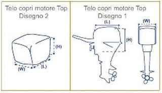 Außenborder Abdeckung Talamex Outboard Cover Premium Black - 6