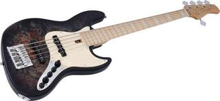 5-string Bassguitar Sire Marcus Miller V7 Ash Reissue 5 Transparent Black Satin 5-string Bassguitar - 2