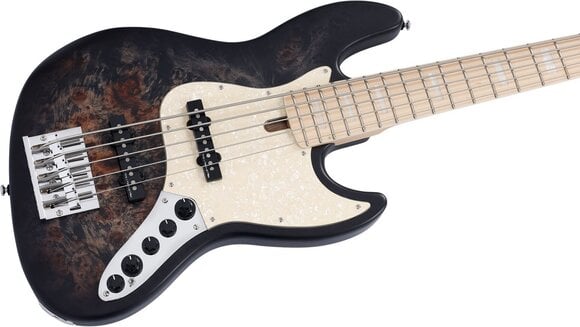 Bajo de 5 cuerdas Sire Marcus Miller V7 Ash Reissue 5 Transparent Black Satin Bajo de 5 cuerdas - 5