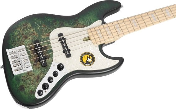 5-string Bassguitar Sire Marcus Miller V7 Ash Reissue 5 Transparent Green Satin 5-string Bassguitar - 5