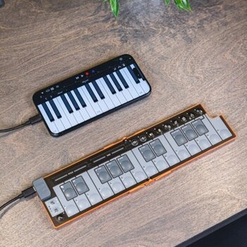 Midiklaviatuur Korg nanoKEY Fold Sand Beige Midiklaviatuur - 11