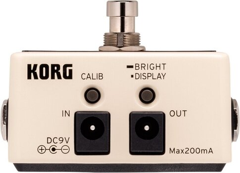 Pedałowy tuner Korg Pitchblack X Cream Pedałowy tuner - 3