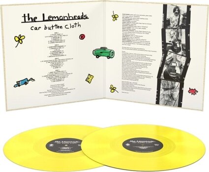 LP The Lemonheads - Car Button Cloth (Deluxe Edition) (Yellow Coloured) (2 LP) - 3