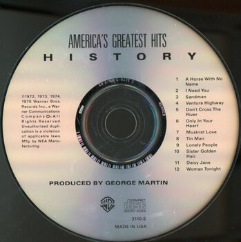 Muziek CD America - History - America's Greatest Hits (Reissue) (CD) - 2