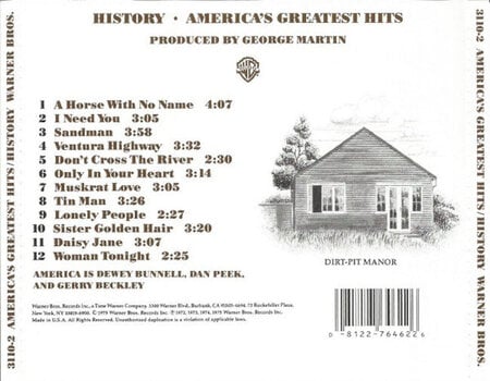 Muziek CD America - History - America's Greatest Hits (Reissue) (CD) - 4